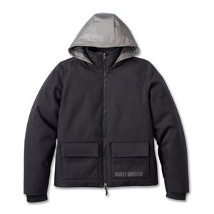 Harley Davidson LIMITED EDITION Women's Black Fahren Puffer Riding Jacket Sz XL